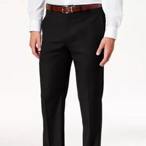 HAGGAR Mens Black Dress Pants Size 34 x 31